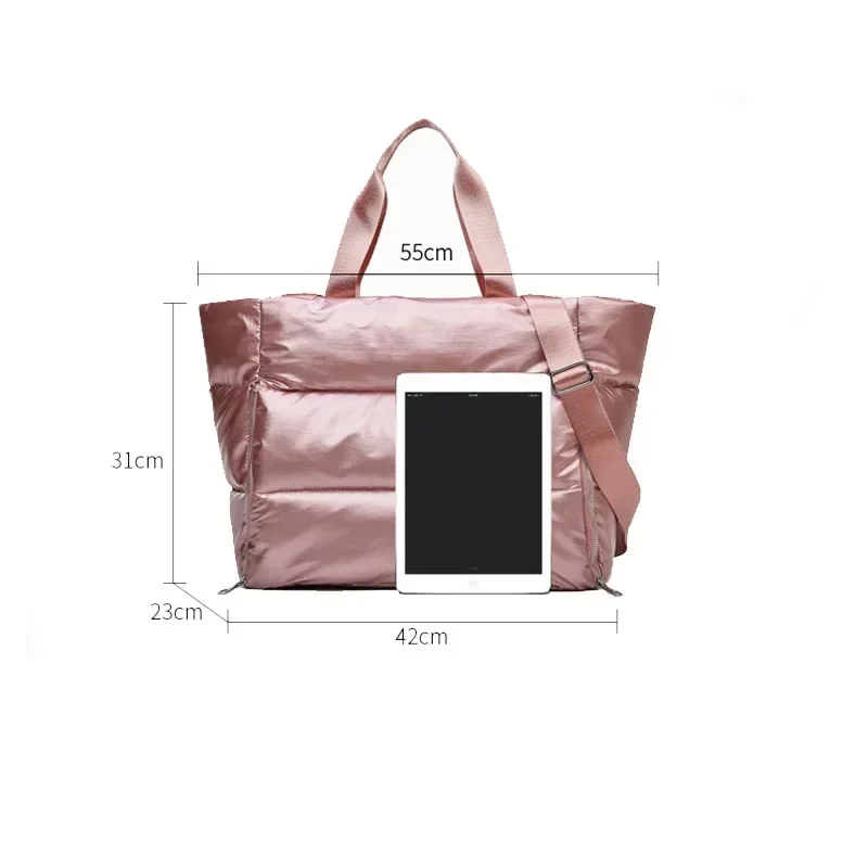 Chic Pink Waterproof Sports & Travel Duffle Bag