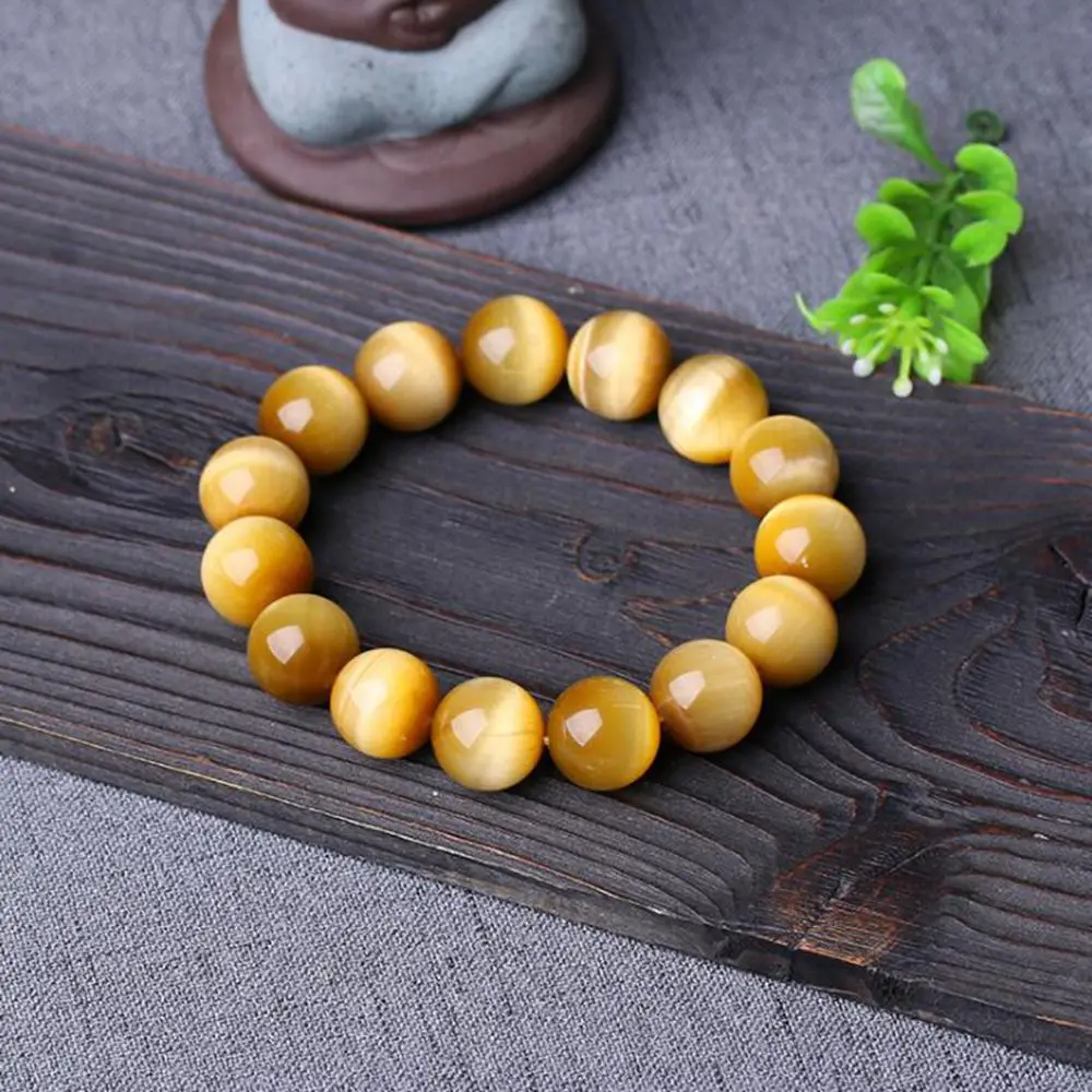 Cuff Yellow Tigea Eyes BEAUTIFUL Sweet Women Charm Bangle Bracelet Luck Jewelry