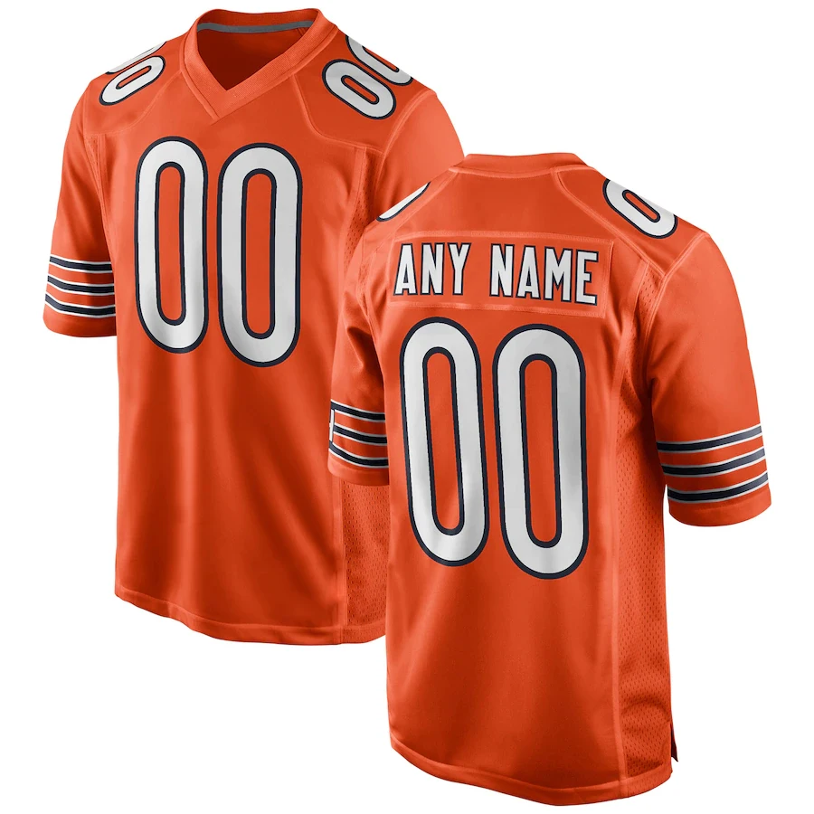 Chicago Football Jerseys America Game Footbball Jersey Personalized Your Name Any Number All Stitch US Size XS-6XL football jersey