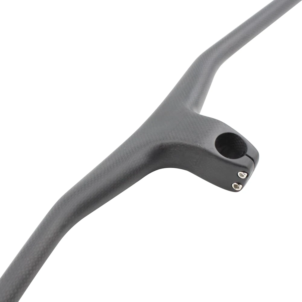 Neuester Mountainbike-Lenker aus glänzendem, mattem 3K-Vollcarbon mit integriertem Carbon-MTB-Lenker und -Vorbau -17 Grad Winkel – Detail 7