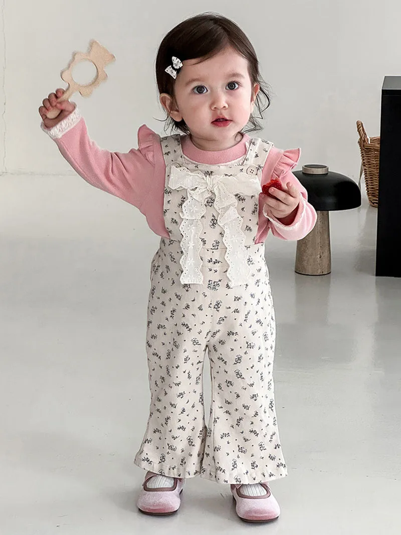 Girls Autumn Long Sleeved Lace Undershirt