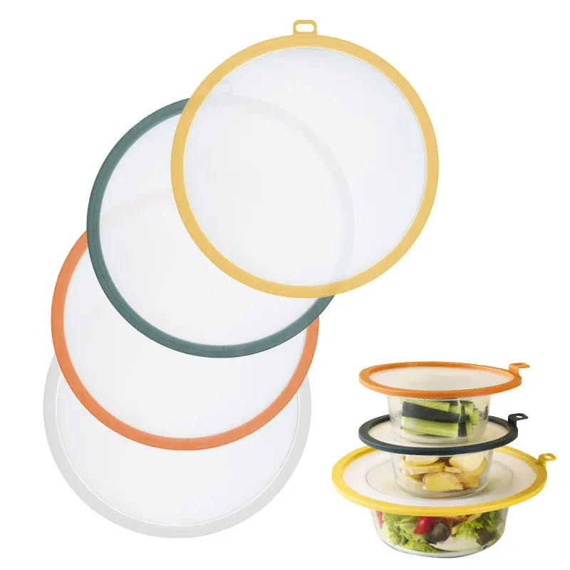 Description Picture 2 of itemS/L Reusable Food Covers Silicone Bowl Lids Cup Seal Covers Prevent Dust and Flies Universal Leakproof Bowl Stretchy Wrap Cover