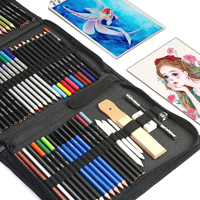 Professional Drawing Kit Professional Painting - 41pcs Professional Drawing  Set - Aliexpress