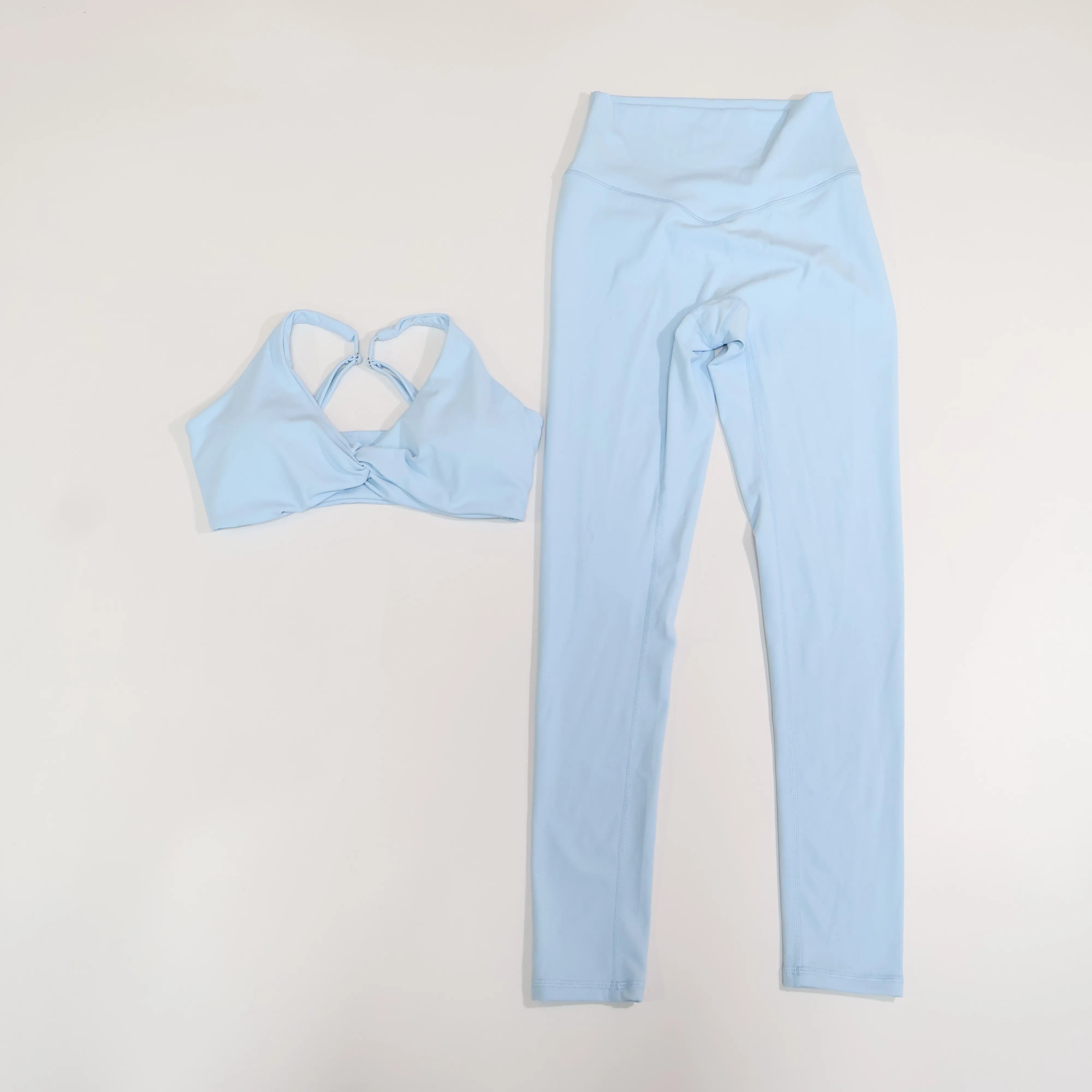 Sommer Damen Zweiteiliges Sportset Weiblicher Brustkreuz-Sport-BH Yoga-Gym-Sportanzüge Damen Sportoutfit Frauen Yoga Sportbekleidung – Detail 14