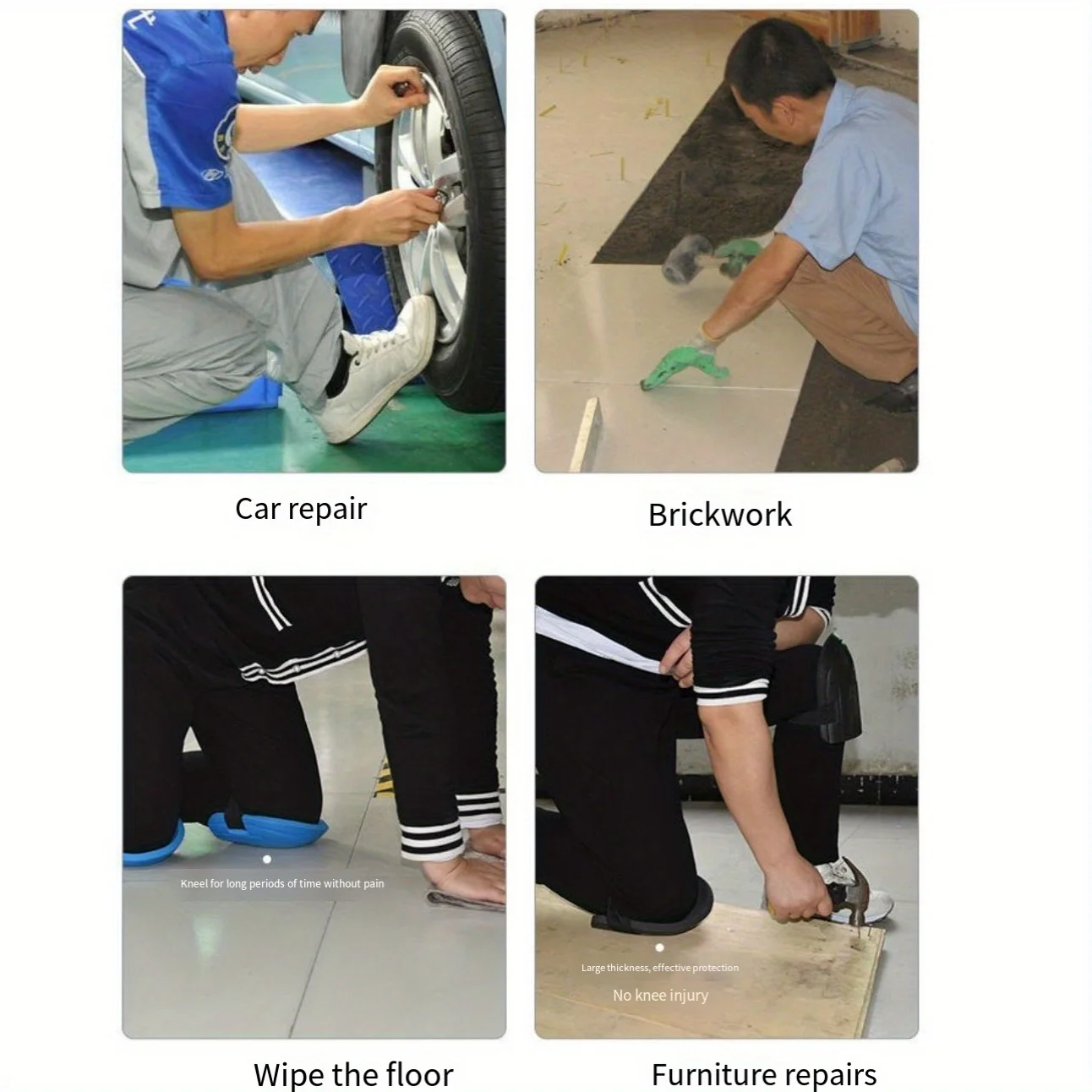 1 Pair Elastic foam knee pads,construction work protection, pads' auto repair site knee pads, masons knee pads