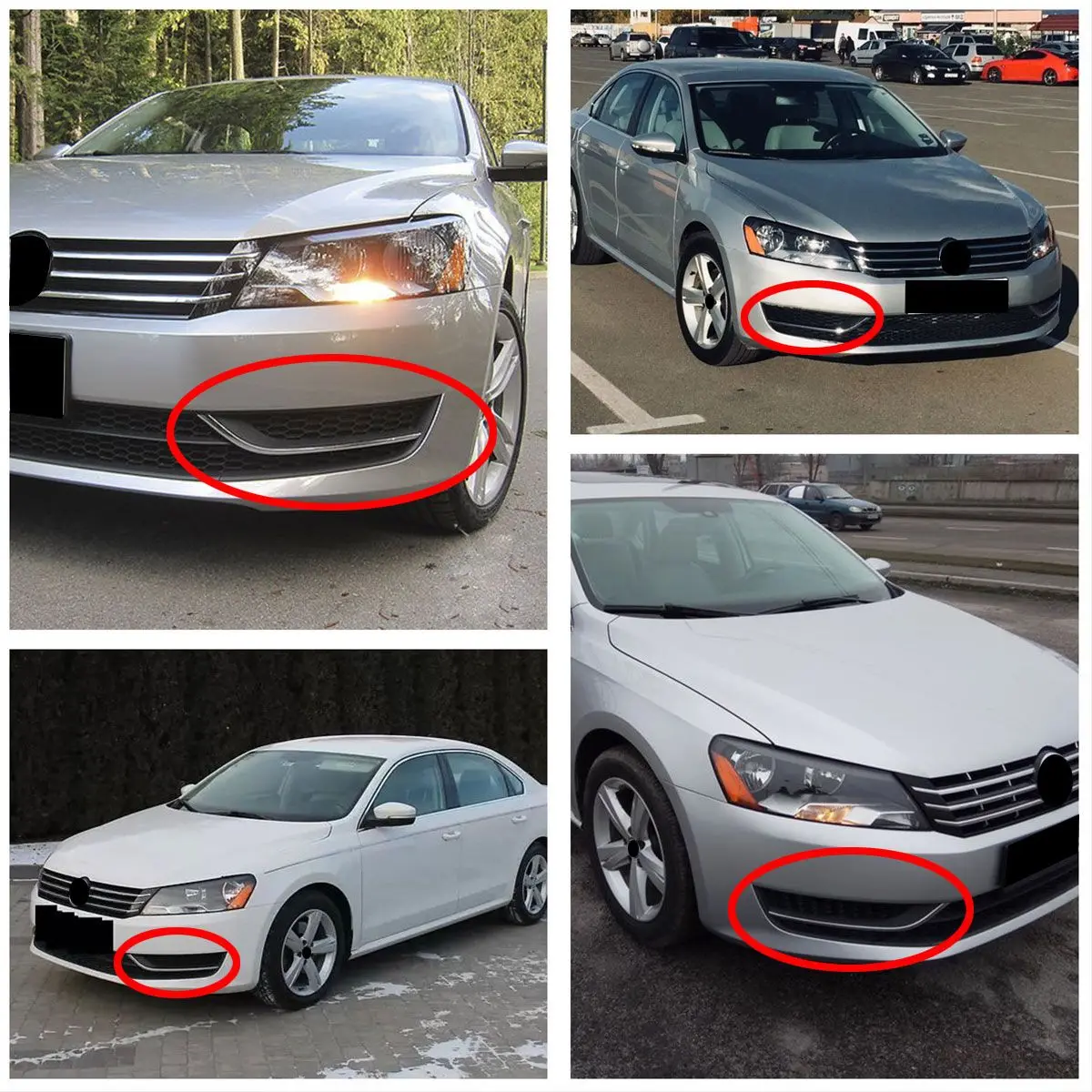 2pcs ڵ   Ȱ  Ŀ Ʈ  ĵ  ٰ  ٰ Passat 2012-2015 Ȱ Ʈ ׸ ̽ ׸
