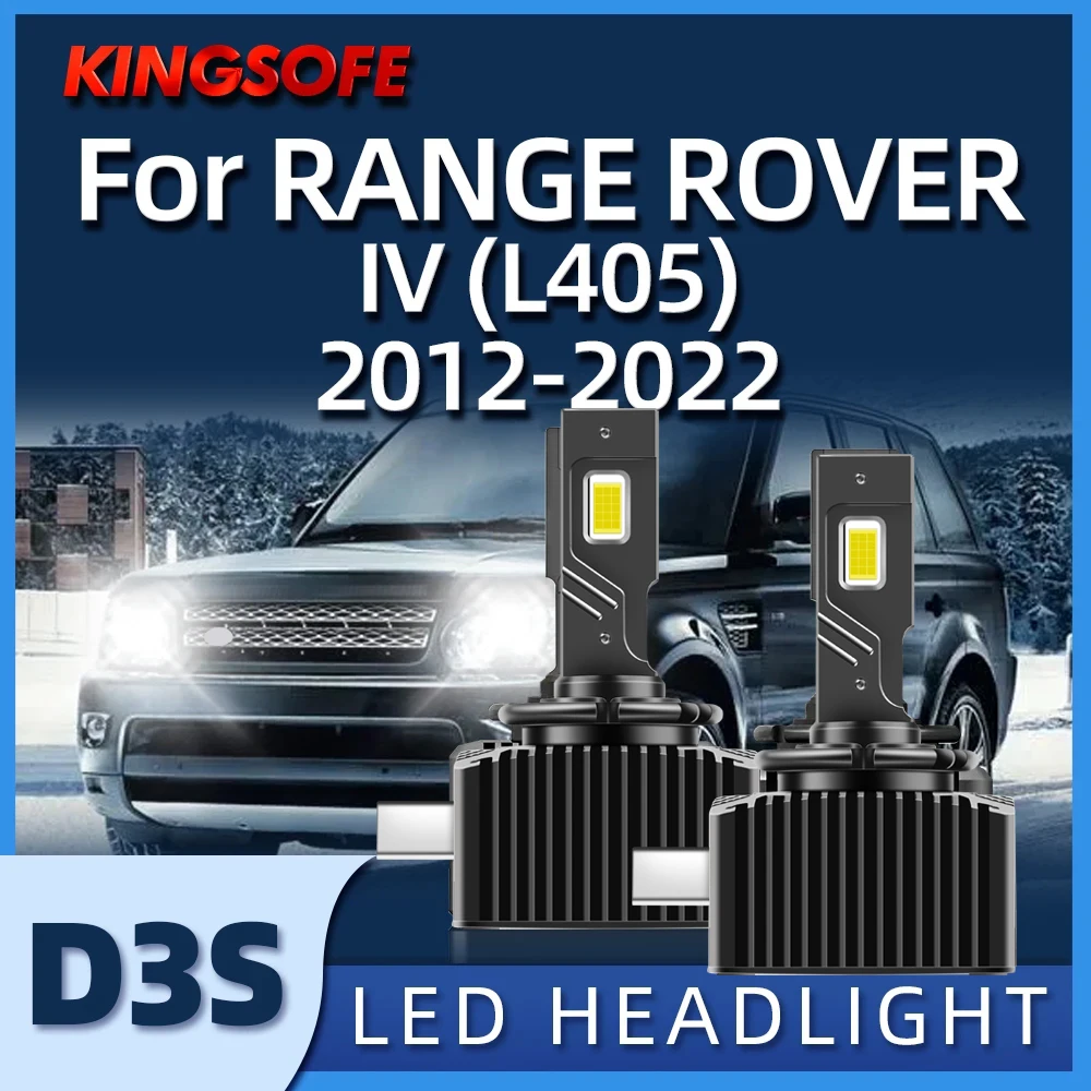 

Roadsun D3S LED Headlight Super Bright 30000LM For RANGE ROVER IV (L405) 2012 2013 2014 2015 2016 2017 2018 2019 2020 2021 2022
