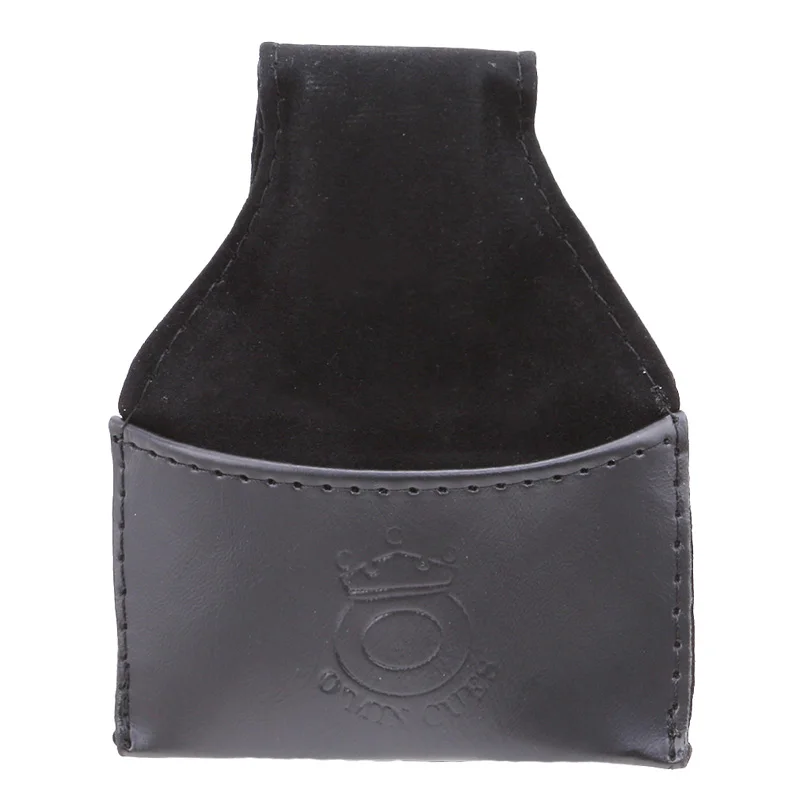 1pc Leather PU Patchwork Snooker Billiard Chalk Holder Pouch Bag With Clip Pool Billiards