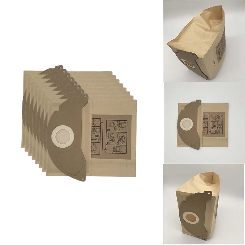 

AD-Vacuum Cleaner Paper Dust Bag For Karcher WD2.250 6.904-322 WD2200 A2004 A2054 A2024 WD2