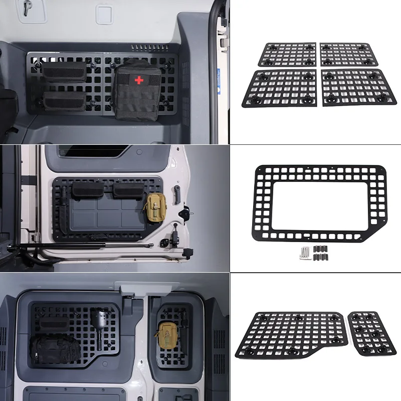 

For INEOS Grenadier 2020-2024 Car Trunk Side Window tailgate Storage Shelf Organizer Rack Hanging Bracket Car Accessories