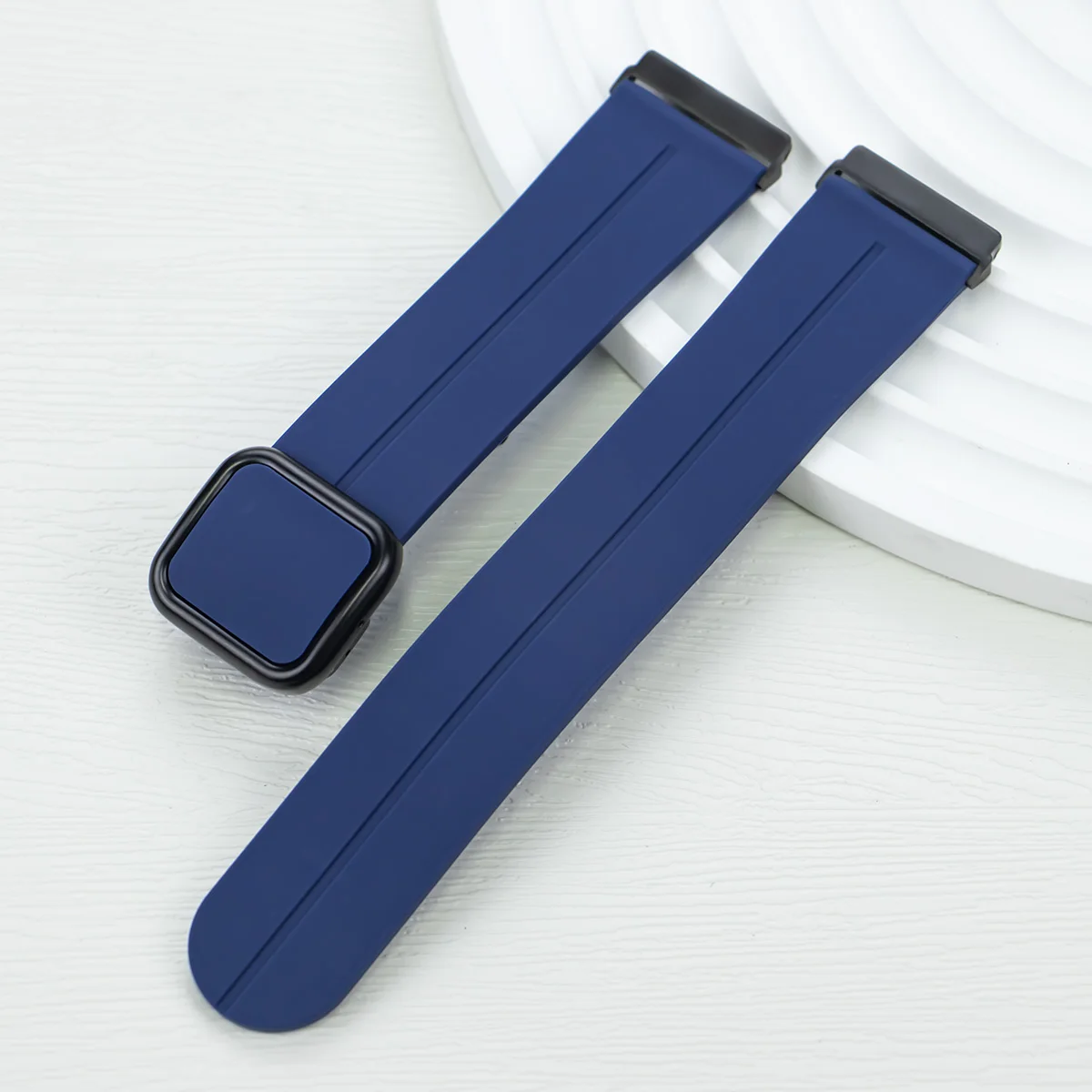 Enhanced Magnetic Buckle Silicone Sports Strap