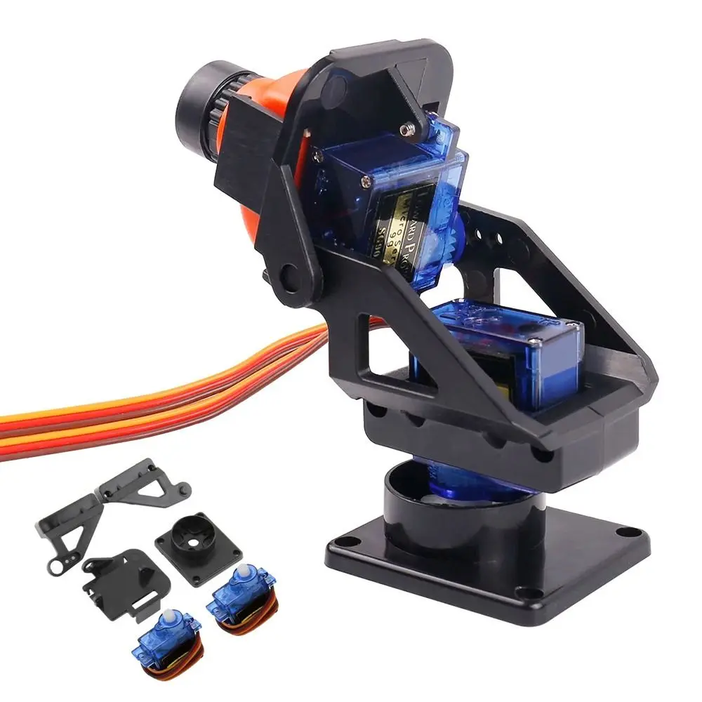 PTZ 2 assi servocomando 9g telecamera 28x28 per drone RC aereo