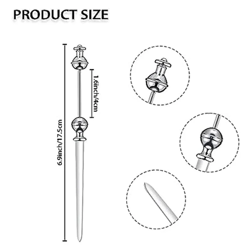 J1UL1N 16Pcs 구슬 장식 편지 오프너 금속 편지 오프너 키트 봉투 절단 구슬 장식 편지 오프너 세트 선물용 사무실 홈 Diysup
