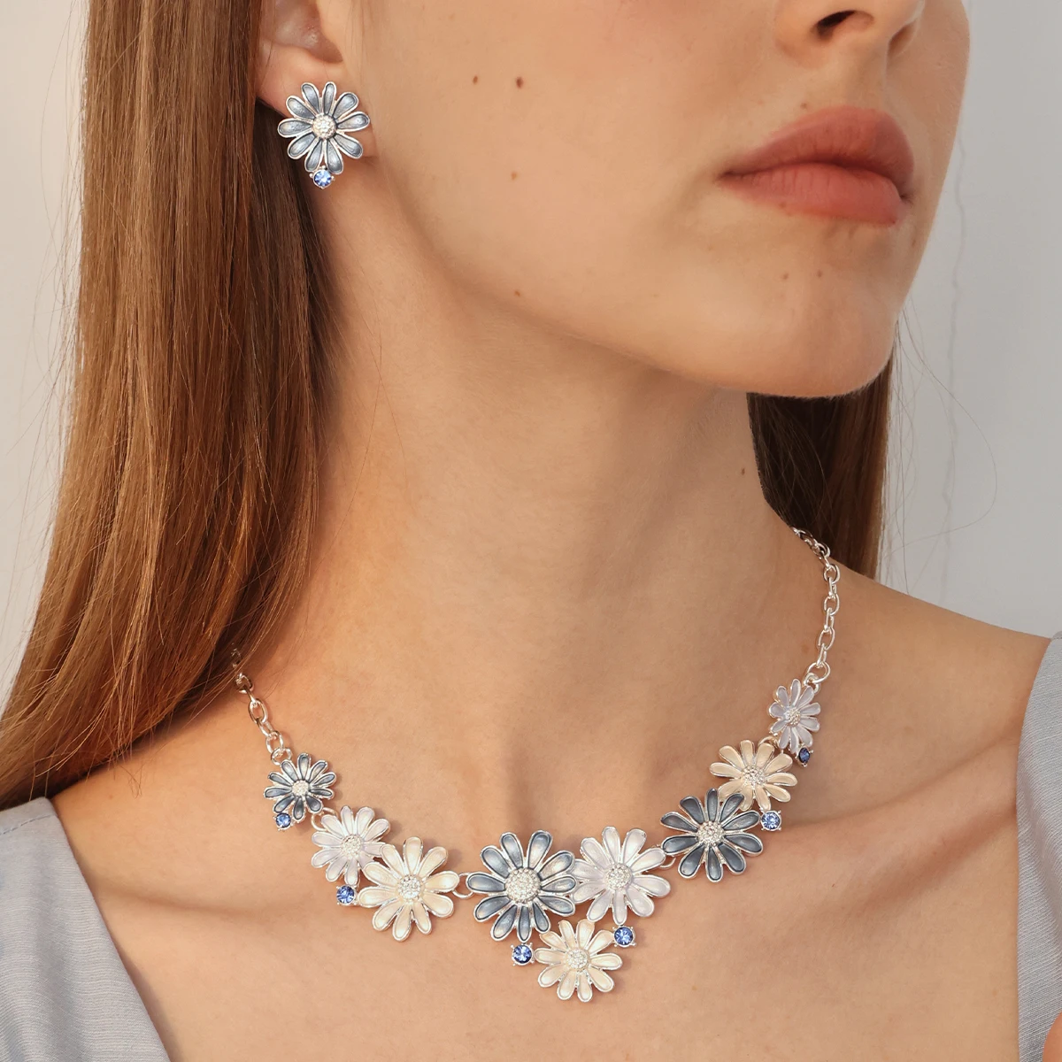 Sale Cring Coco Magnolia Flower Jewelry Sets Fashion Resign