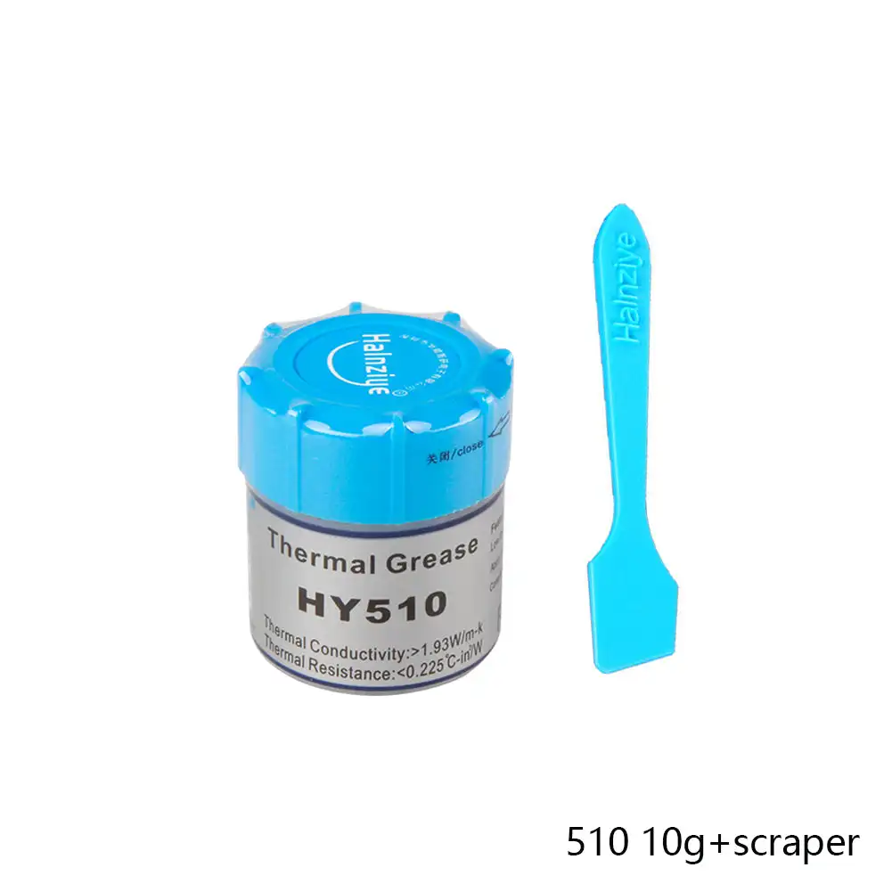 10/20g HY510 Graue Wärmeleitpaste Silikon-Compound Leitfähiges Fett Kühlkörper für CPU GPU Chipsatz Notebook-Kühlung mit Schaber