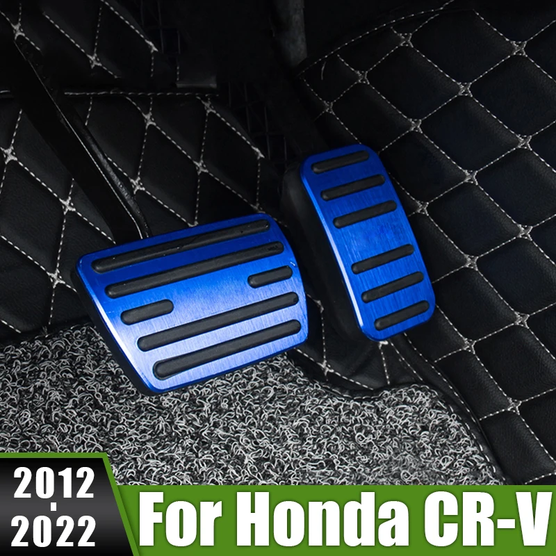 혼다 CR-V CRV 2012 2013 2014 2015 2016 2017 2018 2019 2020 2021 2022 자동차 연료 브레이크 페달 커버, 미끄럼 방지 패드 액세서리