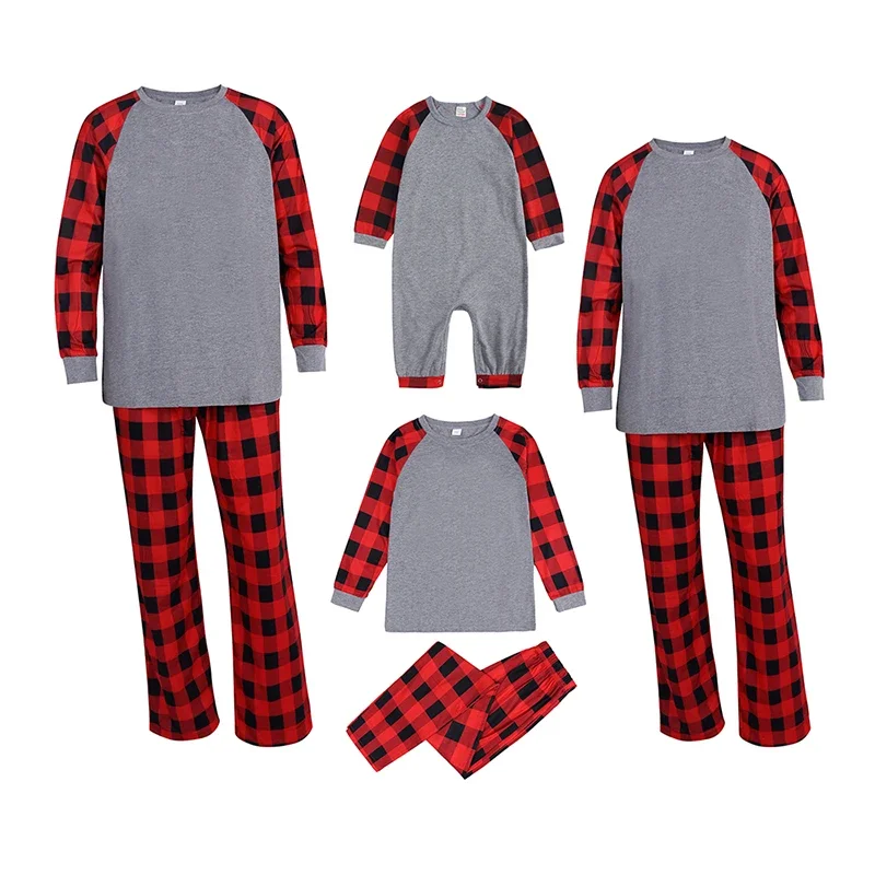 2025 New DIY Add Own Personalized Father Mother Children&Baby Sleepwear Christmas Pajamas Clothes Family Matching Outfits Custom 6