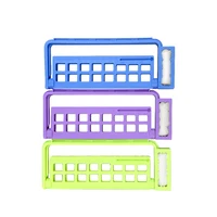 1 pièce Support de rangement pour lime endodontique dentaire avec éponge de nettoyage, autoclavable, organisateur de lime pour canal radiculaire dentaire, 16 trous 5