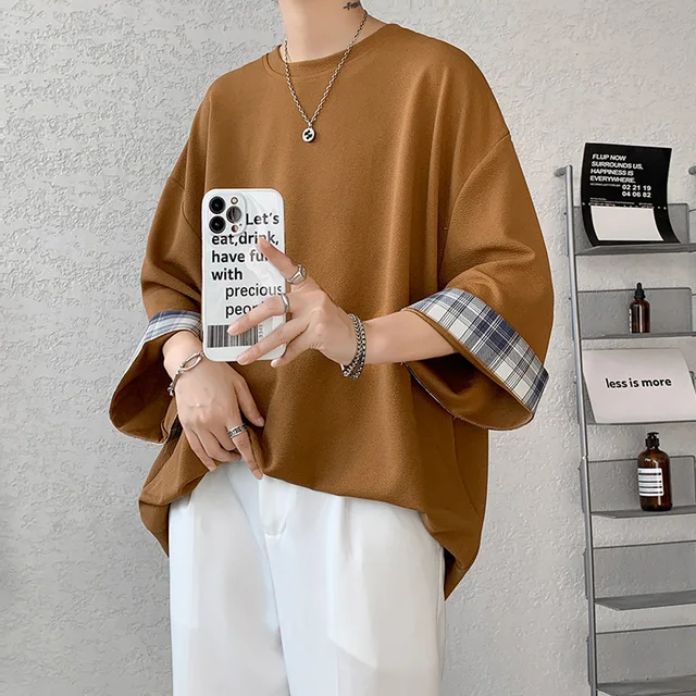 Korean Style Oversized Tshirt Korean Style Men's Clothing Spring