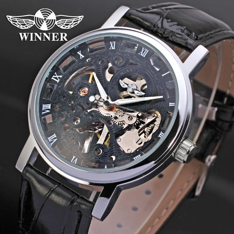 2021 Forsining Top Brand Luxury Automatic Mechanical Watch Luminous Three Eyes Six Needles Skeleton Male Wrist Watch Wrist Clock 