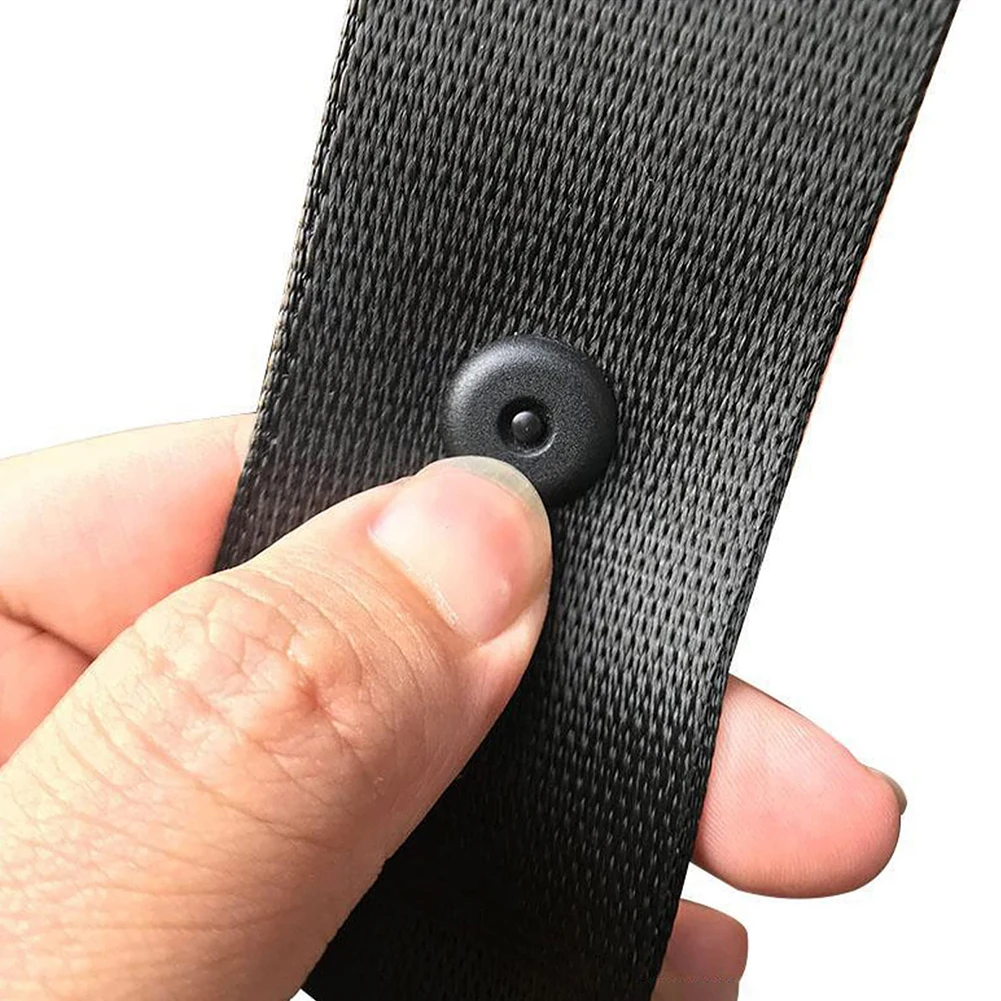 

Kit Button Clip For Car 4 Pcs Black Button Buckle Plastic Seat Belt Universal Fit Stopper Kit Black Replacement
