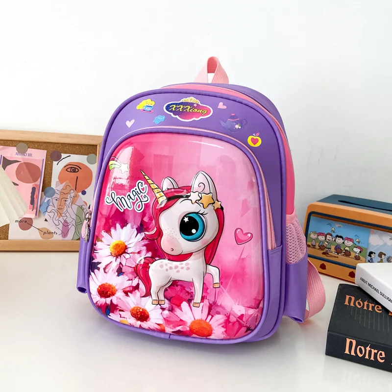 Children Cute Cartoon Unicorn Dinosaur Schoolbags In Kindergarten Boys Girls Fashion Backpacks New Preschool Kids Lovely Bag Hot