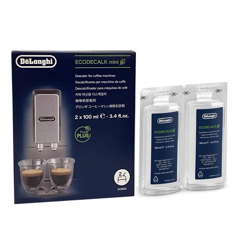 

DELONGHI ECODECALK MINI 100ML*2 DESCALER FOR COFFEE MACHINES