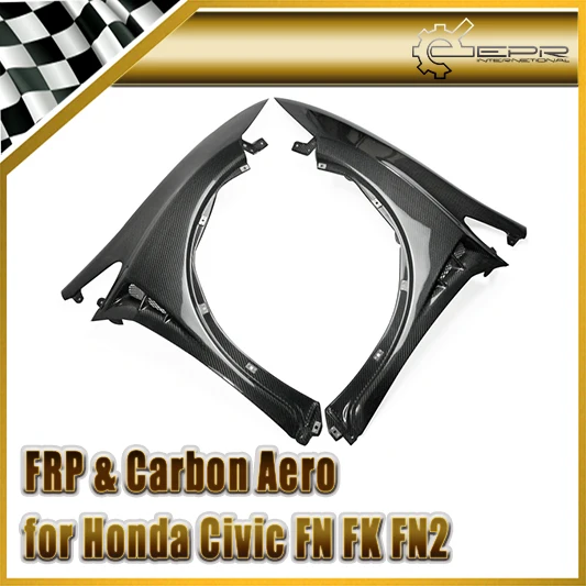 

Car-styling Carbon Fiber Mugen Style Vented Front Fender Fit For Honda Civic 06-11 FN FK FN2 Type R