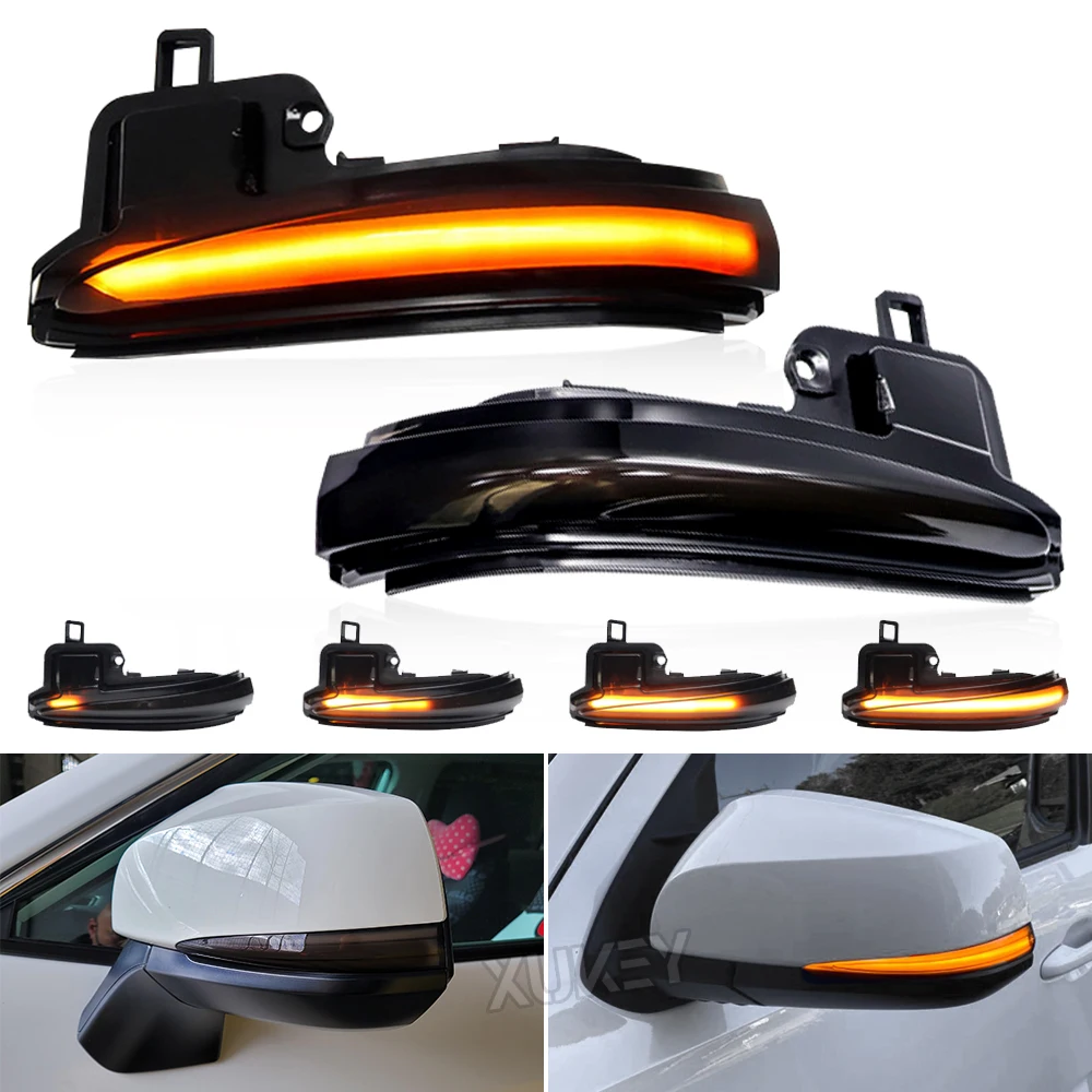 

Объектив с последовательным дымом для Toyota Tacoma 16-22 RAV4 19-23 Sienna Alphard Highlander, 2 шт.