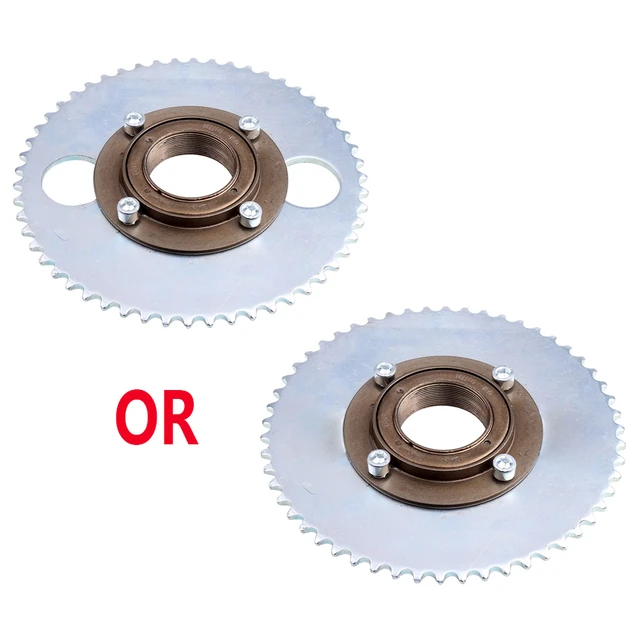 Scooter Rear Wheel T8F 44T 4 Hole Sprocket Chain Drive Gear+Freewheel  Adapter Steel+Aluminum Alloy Scooter Parts - AliExpress