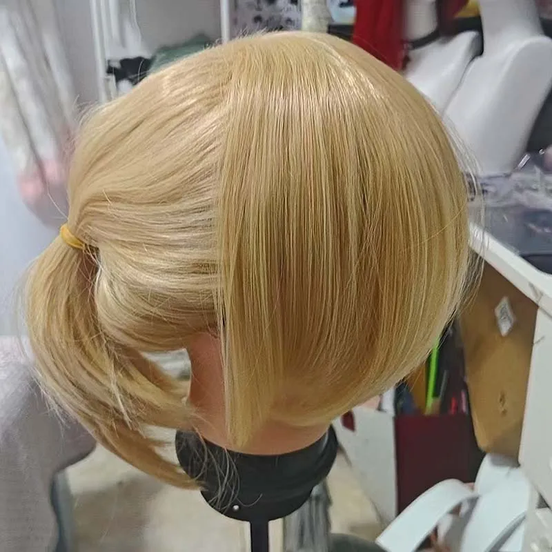 Rin/Len Cosplay Perücke, Rosennetz, hitzebeständiges synthetisches Anime-Haar für Comic Con – Detail 8