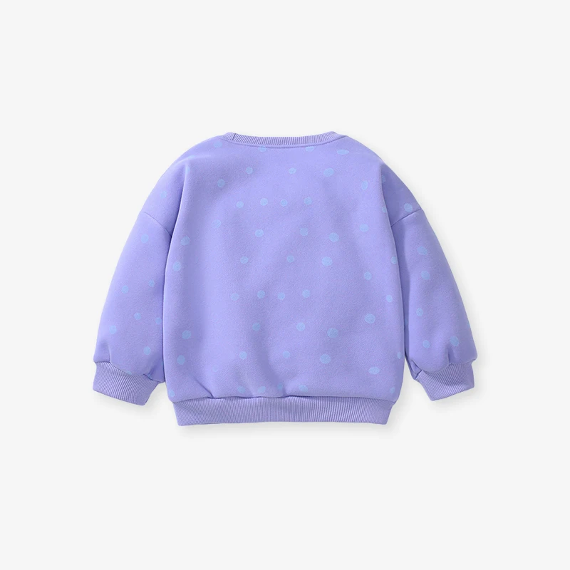 Hoodies Winter Kids Children's Clothes Baby Girls Cotton Outerwear Cartoon Rainbow Snail Sweatshirt  Autumn Tops