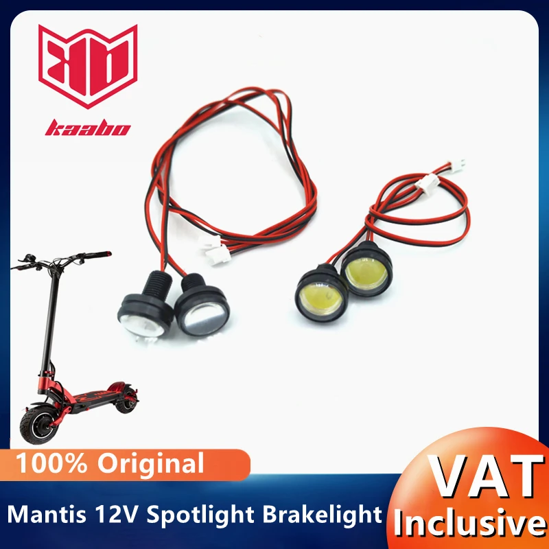 Kaabo 12V Led Spotlight Nuova Versione Mantis 8 Mantis10 Scooter Elettrico 12V Led Luce Anteriore Brakelight Aggiornamento Versione Accessori