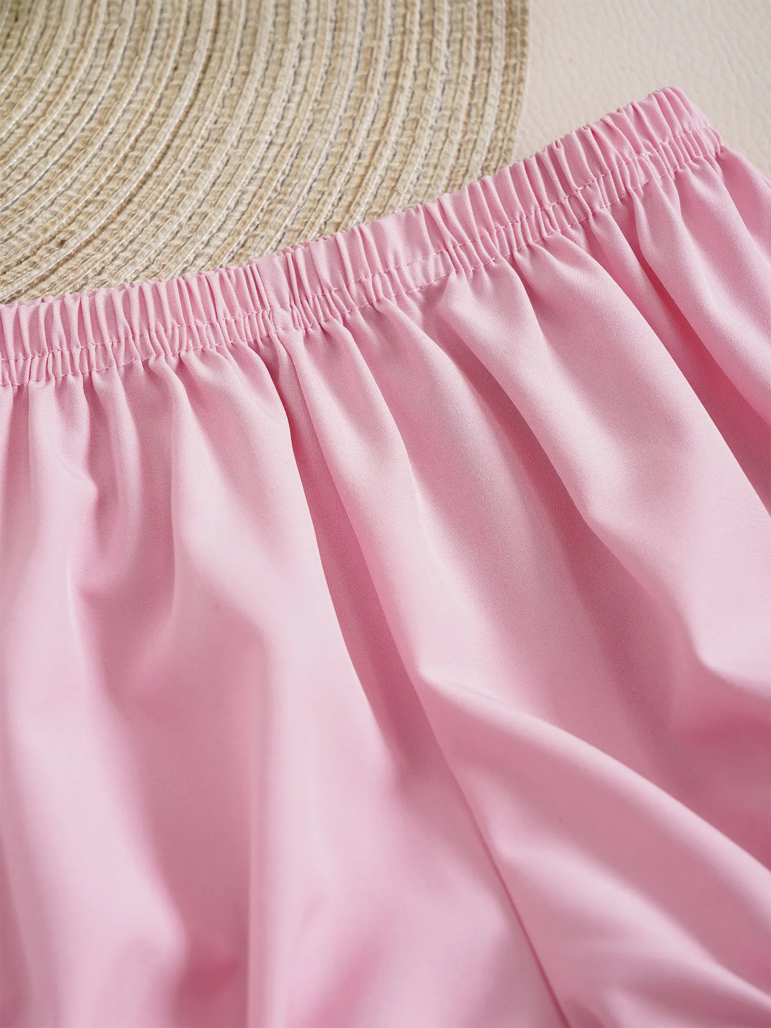 Kids Shorts Kid Girls Lolita Safety Shorts Bow Lace Elastic Style Shorts Waist Bloomers Pumpkin Breathable And Safety