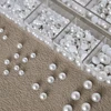 12grids Half Round Pearls Beads 3D Nail Charms 1.5/2/2.5/3/4/5mm White Flatback Pearls Nail Jewelry Nail Craft Pearl Rhinestones 2