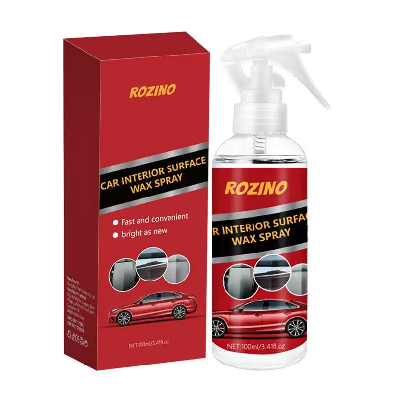 

100ml Car Leather Seat Cleaner Auto Wash Maintenance Surfaces Cleaner Spray Prevent Cracking Or Fadings Protection Foam Spray