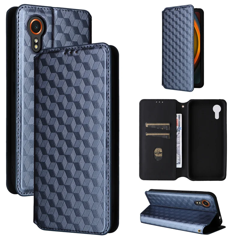 Per Samsung Galaxy Xcover 7 Magnetic Card Flip Leather Stand Linee Stereoscopiche Custodia Protettiva Per Telefono Per Custodie Samsung Xcover7
