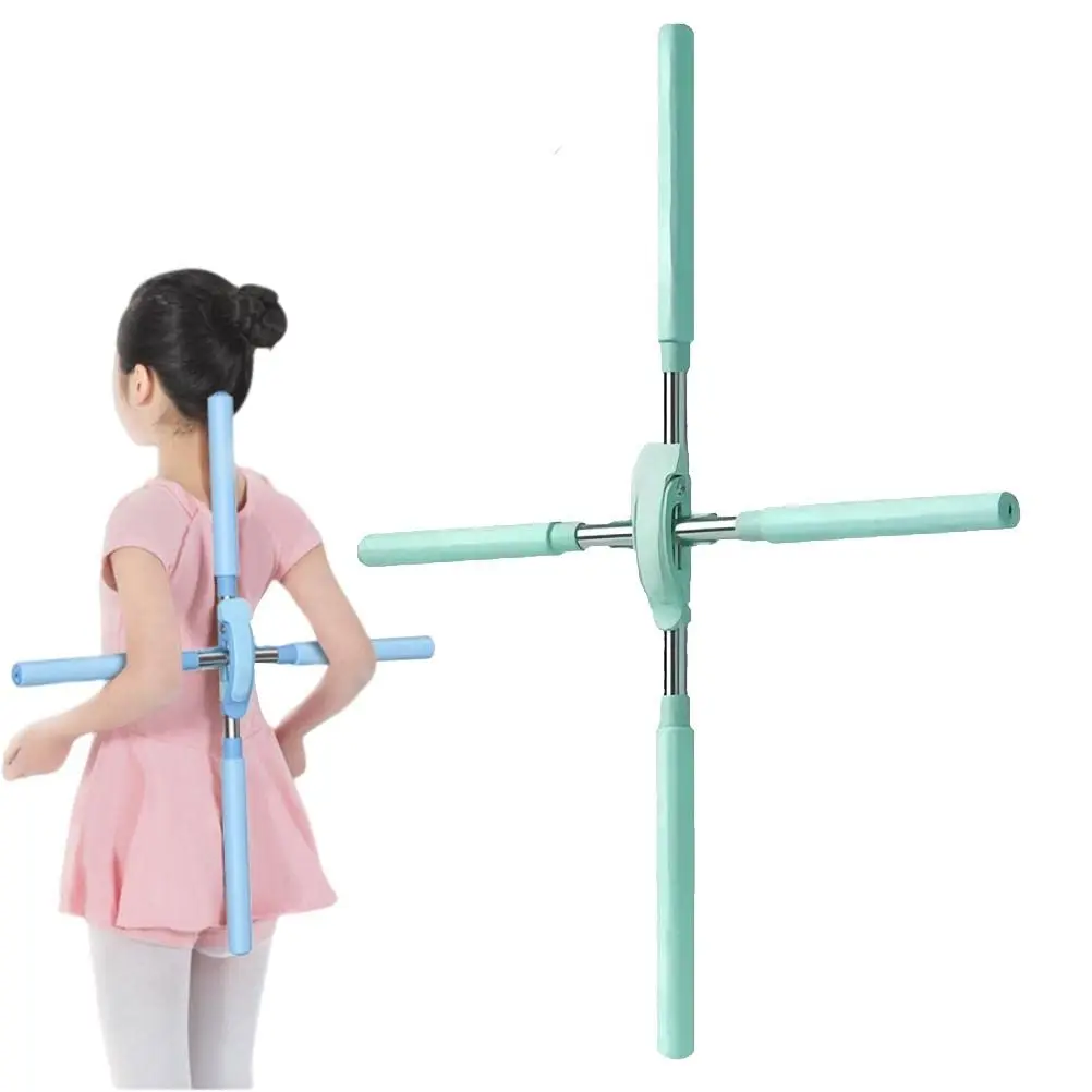 Yoga tools posture pole yoga sticks stretching tool retractable design for adult and child yoga sets gym accessories