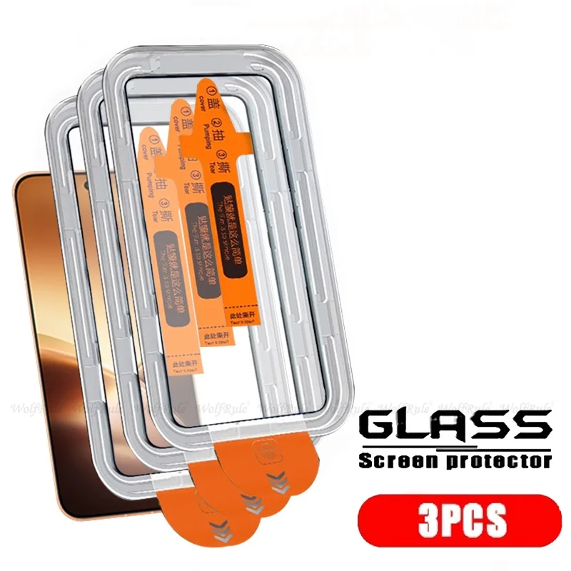 Full Cover Tempered Glass Screen Protector, HD Dust-Free 9H Protection