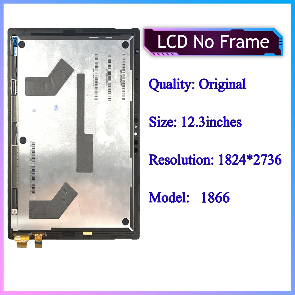 Schermo LCD Sostitutivo Per Microsoft Surface Pro 7 - 12.3 Pollici, Risoluzione 2736x1824, Kit Riparazione - Foto 6