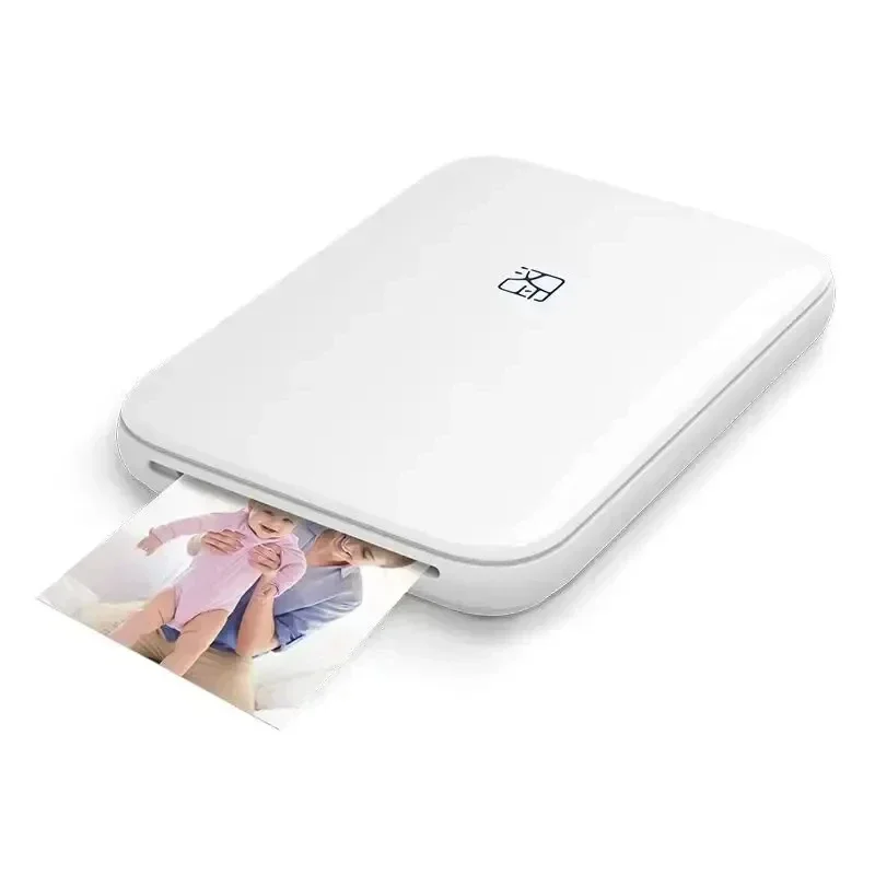 GlowMartHPRT MT53 Mini Pocket 3 Inch Mini Bluetooth Wireless Photo Printer Portable Color Photo Printer Usb Printers &