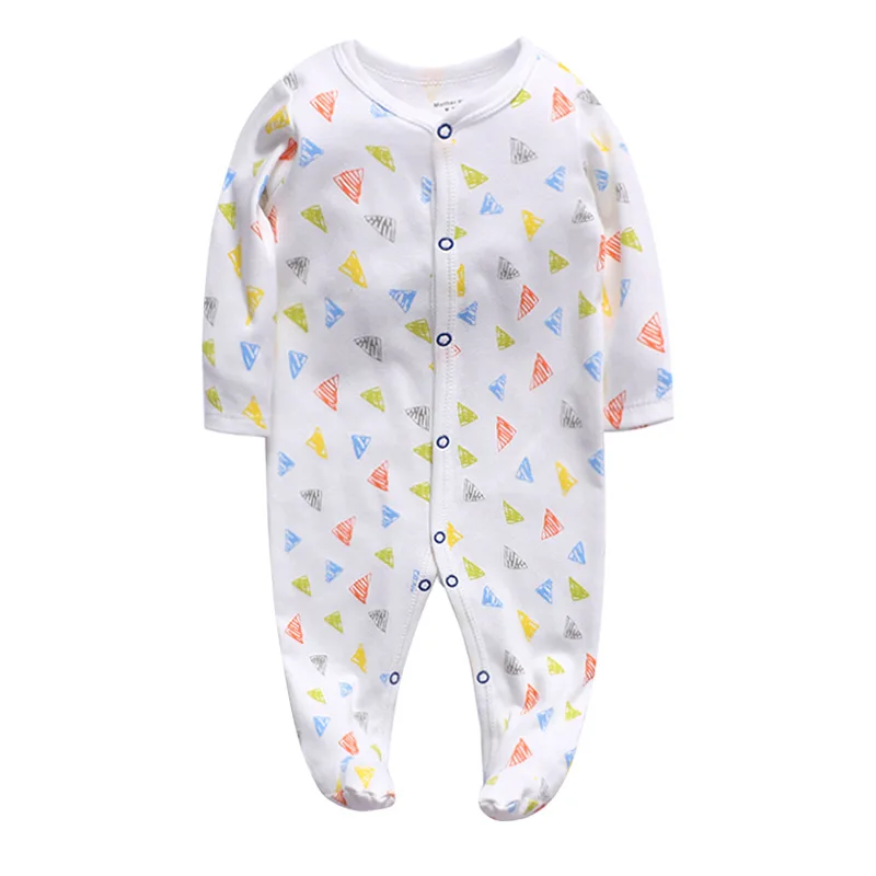 Newborn Baby Boy and Girl Clothes Sets 1Pieces 100%Cotton Long Sleeve Autumn Rompers Cartoon Spring Jumpsuits