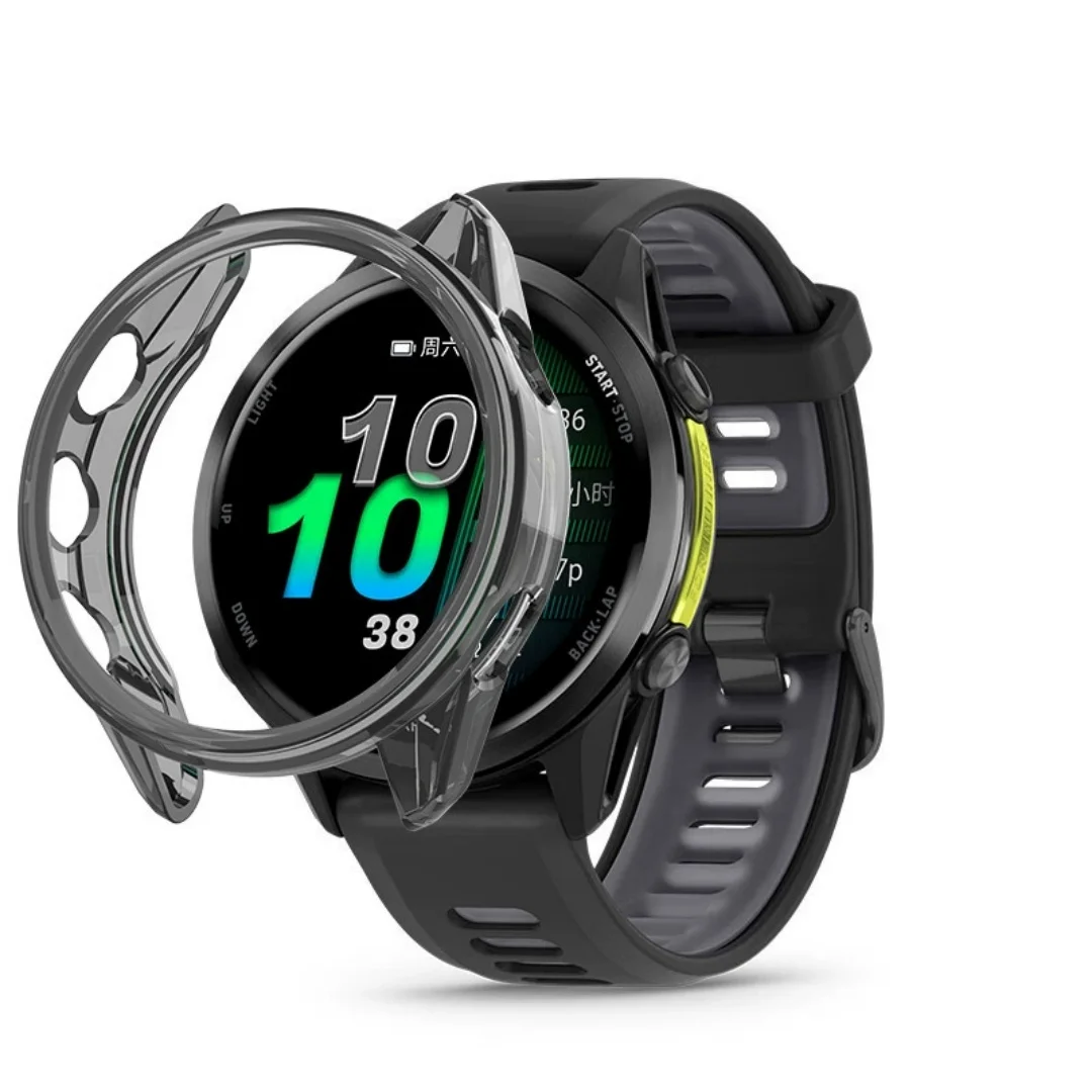 Clear TPU Screen Protector Cover - Protective Watch Case with Hollow Design