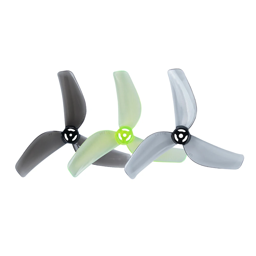 Gemfan 1811-3 45mm 1.8" PC 3-Blade Propeller Set 4CW+4CCW for Micro FPV Drone