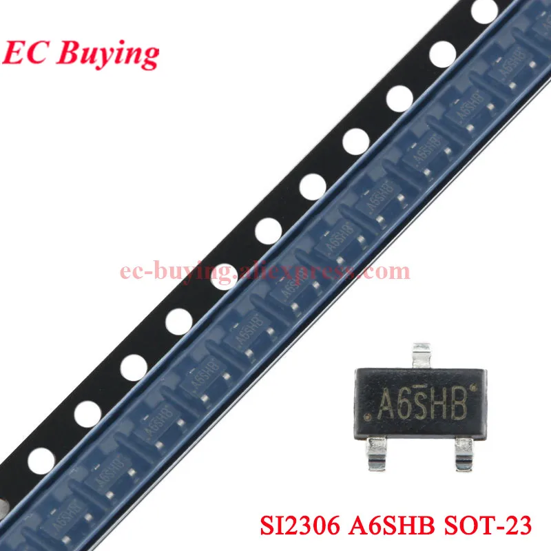 500 Stück/10 Stück SI2302 2302 A2SHB SOT-23 2305 A5SHB 2306 A6SHB 2308 A8SHB 2301 A81HB SMD MOS MOSFET Feldeffekttransistor IC – Detail 8