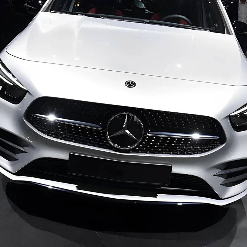 57mm Car Front Hood Emblem Badge Bonnet Car Accessories For Mercedes Benz W204 W205 W212 W213 W221 W177 W246 GLA GLC CLA car emblem car logo car hood ornament