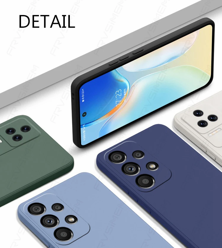 Luxus Original Flüssigsilikon Soft Cover für Samsung Galaxy A12 A22 A32 A22S A52 A72 A52S A33 A53 A73 5G M32 M12 M52 M_voghion.com