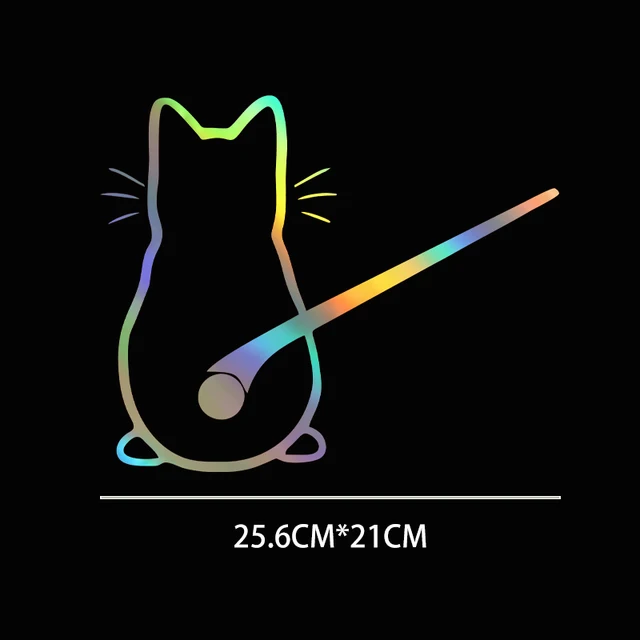 Cat Car Window Wiper Stickers 16
