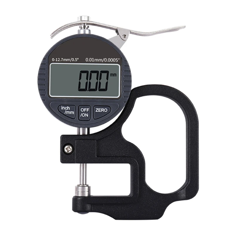 

dwan Hot Portable 0.5 inch/12.7mm 0.0005"/0.01mm Digital Thickness Gage Gauge