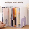 Clear Bag Storage Shelf Divider Acrylic Closet Finishing Divider Purse Handbag Storage Rack Handbag Books Organizer 4 Grids 2